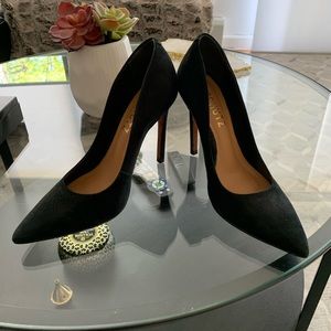 SCHUTZ Black Suede Pumps Size 5